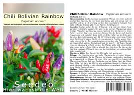 This item pepper, chilli, 20 seeds, bolivian rainbow chili pepper(c. Seedeo Chili Bolivian Rainbow Capsicum Annuum 10 Samen
