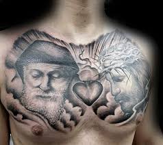Check spelling or type a new query. Jesus Heart Chest Tattoo Novocom Top