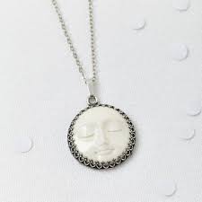 Buy quality silver jewels sets at the best prices and elevate your look. Silver Carved Moonphase Necklace Womans Jewellery Evy Designs