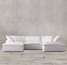 Cloud Cube Modular U Chaise Sectional Modular Furniture Modular Sofa Furniture For Small Spaces