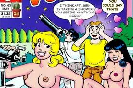 Archie's nude hidden desires with nude Betty and nude Veronica - revealed in rule34 comics!