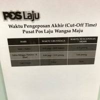 We accept all category of sizes and dimensions, the weight should not be greater than 30kg. Poslaju Wangsa Maju 3 Tips From 235 Visitors