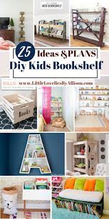Cabinet storage organizer h shelf. 25 Simple Diy Kids Bookshelf Plans You Can Diy Easily