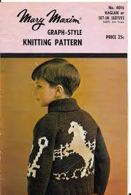 Stricken sie doch mal das gesicht von ihrem errechnen sie jaquard strickmuster auf grundlage von beliebigen bildern. Horse Jumping Strickmuster Mary Maxim Graph Style Pferd Etsy