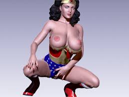 👩 Wonder Woman Lynda Carter NSFW version.・ OBJ File for ・Cults
