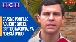 Erasmo Portillo advierte que el Partido Nacional ya no está unido