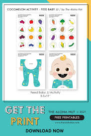 Cocomelon invitation free to edit and print diy. Free Printable Cocomelon Activity Feed Baby Jj Fruits Vegetables The Aloha Hut
