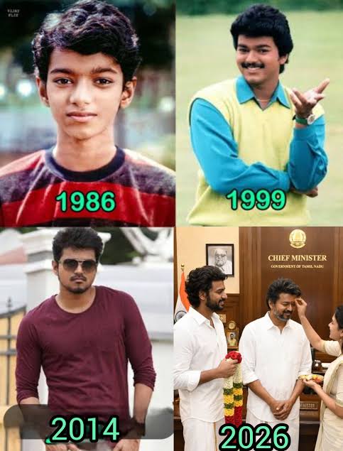 the actor and politician Vijay.He is currently serving as the 9th Chief  Minister of Tamil Nadu, having assumed office on May 10, 2026.He  transitioned from a highly successful career in Tamil cinema