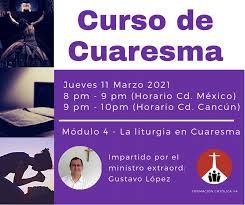 Colección de mariella dada • última actualización: Formacion Catolica Ya Hoy Por La Noche Continuaremos Con El Modulo No 4 Del Curso De Cuaresma La Liturgia En Cuaresma Curso Gratis Inscribete A Nuestro Sistema De