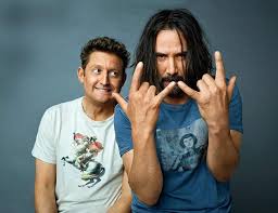 All part of the show: Most Excellent Bill And Ted Back To Face The Music