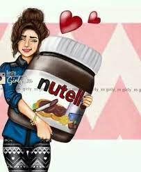 nutella girly m and art image girly m cute girl drawing nutella