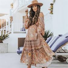 Fabulous Bohemian Style Dresses You Must Try This Summer Bohemian Style Dresses Bohemian Dr In 2020 Bohemian Style Dresses Boho Bohemian Dress Beautiful Boho Dresses