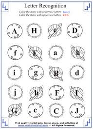 Upper and lowercase letter recognition, or associating sounds with pictures, these alphabet worksheets have it all. Letter Recognition Worksheets Upper Lower Case