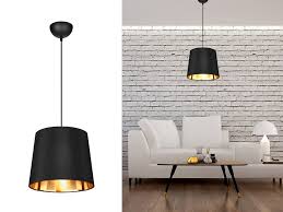 Die wandlampe in gold / messing von heute präsentiert sich mit elegantem schwarz oder weiß sowie in neuen, geometrischen kompositionen.im trend liegen runde formen mit markanten details. Meinewunschleuchte Pendelleuchte Einflammig Mit Stoff Lampenschirm Schwarz Gold Esszimmer Lampe Fur Uber Esstisch Kucheninsel Couchtisch Online Kaufen Otto