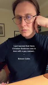 I think tragically Edvard did not love Hans back but I will confirm this  once my book about queer love letters from history arrives in the mail  #fairytale #hanschristianandersen #lgbtq #loveletters ...