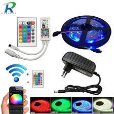 5m 10m 20m Smd 5050 60led M Waterproof Rgb Led Strip Light Lamp Diode Wifi Controller Dc 12v Adapter Set Flexible Led Strip Tape I Www Hotdealsgalore Com Led Strip Lighting Rgb Led Strip