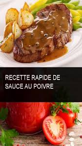 Recette Rapide De Sauce Au Poivre Food Cooking Recipes Cooking