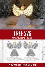 Download Layered Christmas Angel Special Heart Studio