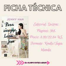 Tengo problemas para reproducir las peli en smart tv lg probe con todos los servdores…antes no tenia este. Resena Para Siempre Lara Jean Atlcdlqme 3 Jenny Han