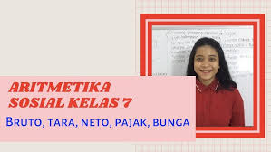Aritmatika Sosial Kelas 7 Bunga Tunggal Youtube