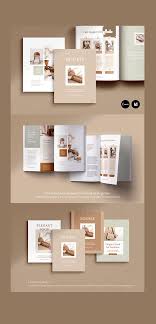 Ebook Canva Indd Elegant In 2020 Graphic Design Templates Magazine Template Grid Layouts