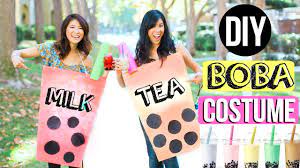 Diy Boba Milk Tea Costume Diy Halloween Costumes Milk Tea Costumes