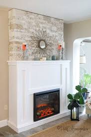 I wanted to have more of a stone look than a… i wanted to have more of a stone look than a brick. Over 30 Amazing Fireplace Makeover Ideas Twelve On Main