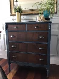 Two Tone Dresser Vintage Bedroom Furniture Refurbished Furniture Vintage Furniture Makeover