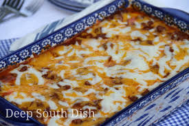Chicken enchilada casserole (a.k.a stacked chicken enchiladas) lindsayrobertson71470. Deep South Dish Casserole Recipes
