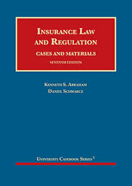 This includes insurance policies, insurance claims, insurance regulations and rates, and recently enacted laws, like the affordable care act. Abraham And Schwarcz S Insurance Law And Regulation Cases And Materials 7th 9781683289517 West Academic