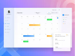Calendar View Sale Buy Property Web App Web App Calendar View Web App Design