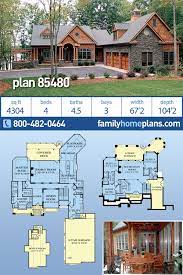 Here these some photographs for your awesome insight, just imagine that some of these cool galleries. Craftsman Style House Plan 85480 With 4 Bed 5 Bath 3 Car Garage Craftsman House Plans Craftsman Style House Plans Craftsman House