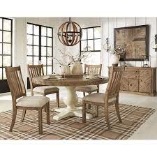 What are the shipping options for brown dining room sets? Grindleburg Round Dining Room Set W Light Brown Chairs Signature Design By Ashley Furniturepick