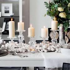 Pin By Emily Mcgriff On White Christmas Decoration Christmas Table Decorations Christmas Table Christmas Table Settings