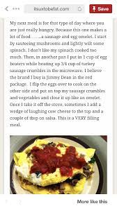 Sausage And Egg Omelet Lean And Green Meals Green Breakfast How To Eat Better