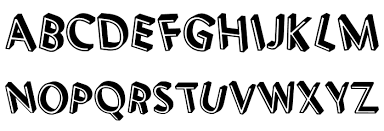 This step is optional, but i like to add a border to the edges of the planner to make the open notebook look less simple. 3d Letters Shadow Regular Font Ffonts Net