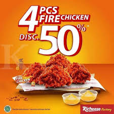 1/2 ekor bw putih : Promo Richeese Factory 20 Januari 2021 4 Fire Chicken Mulai Dari Rp 38 182