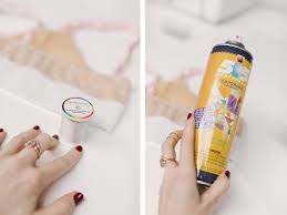 Hold it about 18 inches over and gently squeeze the bottle while constantly making wavy rows about 4 to 5 inches apart on the batting. Shop Madalynne 5 Favorite Bra Making Supplies More