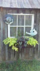Climbing cat decor outdoor decor outdoor garden decor outdoor decorations and outdoor garden planters home corner window decorative pots indoor outdoor house ornament decor. Vintage Window Frames For Outdoor Ideas Balcony Decoration Eco Friendly Garden Ideas