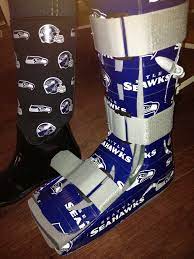 Seahawks Custom Made Walking Boot Boots Walking Boots Ugg Boots