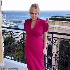 The pitch perfect star worked her curves in a monochromatic look composed of biker. Rebel Wilson Flaunts Weight Loss After Attending Monaco Art Exhibit With New Boyfriend Jacob Busch Sound Health And Lasting Wealth