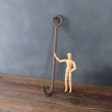 Vintage Hand Forged Hay Hook Ice Hook Meat Hook Farmhouse Etsy Hay Hook Hand Forged Vintage