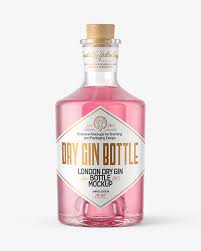 Download Gin Bottle With Cork Mockup In Bottle Mockups On Yellow Images Object Mockups PSD Mockup Templates