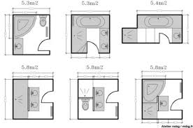 Les Salles De Bains De Taille Moyenne 4 5 6 M Plan Salle De Bain Amenager Petite Salle De Bain Et Plans Petite Salle De Bain