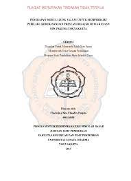 Pakem merupakan akronim dari pembelajaran aktif, kreatif, efektif, dan menyenangkan. Top Pdf Penerapan Modul Living Values Untuk Memperbaiki Perilaku Kebebasan Dan Prestasi Belajar Siswa Kelas V Sdn Pakem 4 Yogyakarta 123dok Com