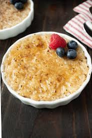 Oat Milk Rice Pudding Brulee Recipe In 2020 Oat Milk Recipe Milk Recipes Dessert Food