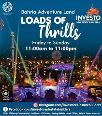 Bahria Adventure Land Karachi Bahria Town Karachi Adventure Karachi