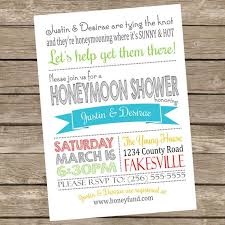 Colorful Honeymoon Shower Bridal Invitations 5x7 Typography Etsy Honeymoon Bridal Showers Honeymoon Shower Honeymoon Fund Shower