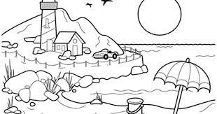 Pemandangan pantai tidak ada hentinya untuk selalu memberikan keindahan kepada seluruh makhluk hidup. 12 Contoh Gambar Pemandangan Alam Yang Mudah Di Gambar Pemandangan Indah Sekali