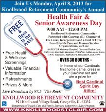 Health Fair Senior Awareness Day Health Fair Health Human Services